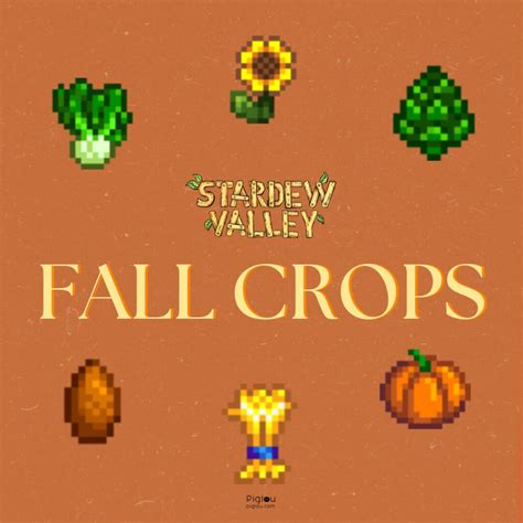best fall crops stardew valley.
